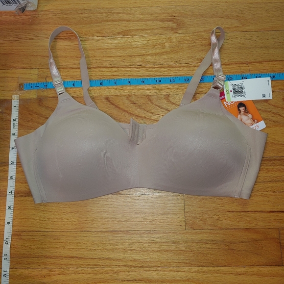 40B No Side Effects Underarm-Smoothing Comfort Wireless Lightly Line T-Shirt Bra - Picture 4 of 12